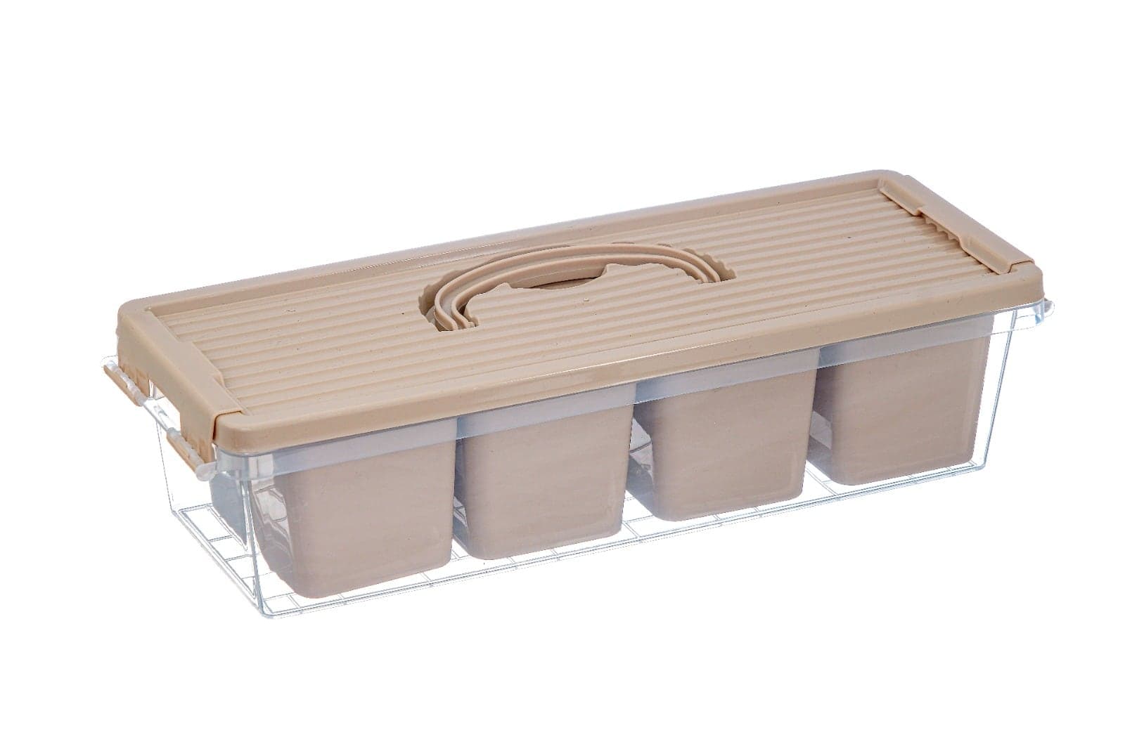 Prime Box Bölmeli Saklama Kutusu — Bej